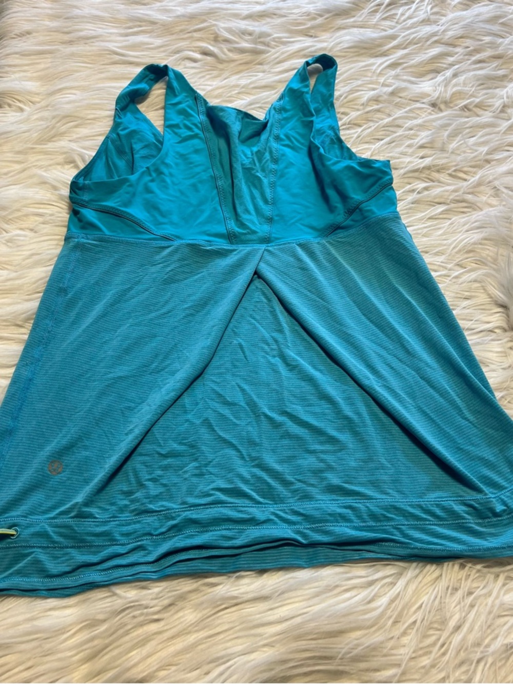 lululemon athletica Teal V-Neck Racerback Tank